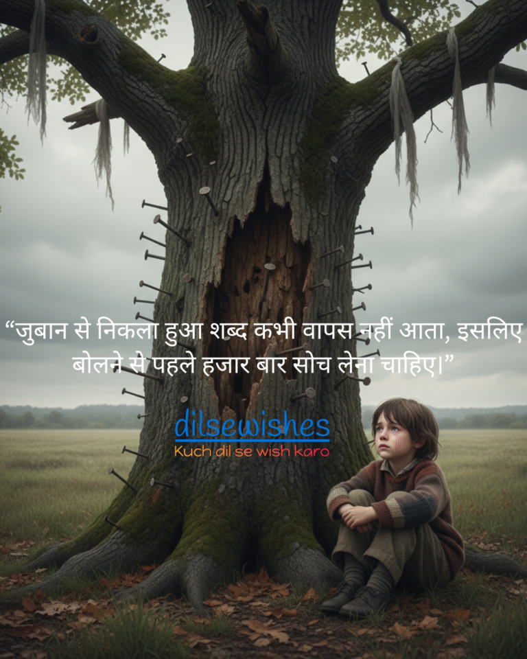 bole hue shabd wapas nahi aate motivational story