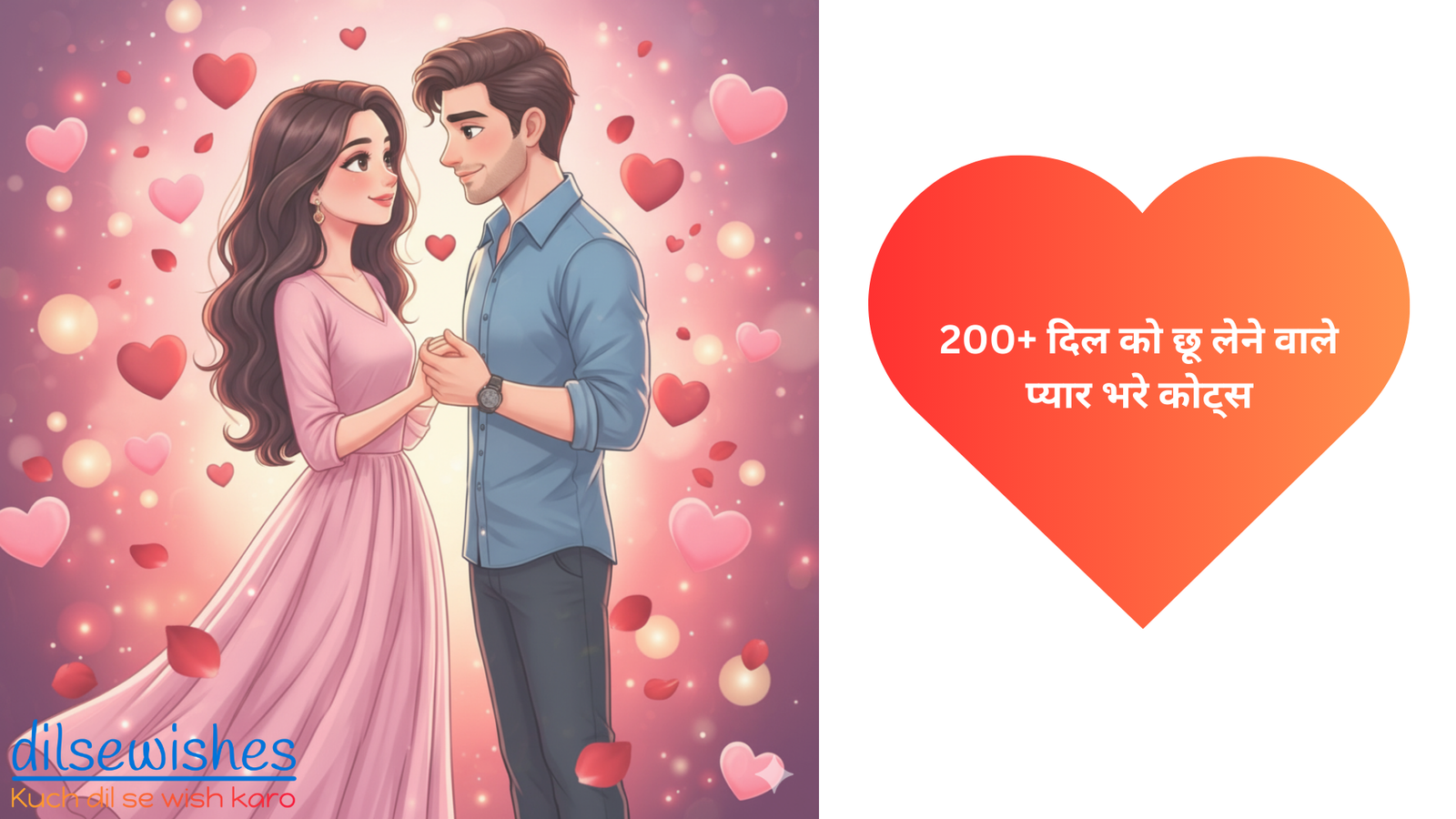 200+ Best Love Quotes in Hindi | दिल को छू जाने वाले रोमांटिक विचार