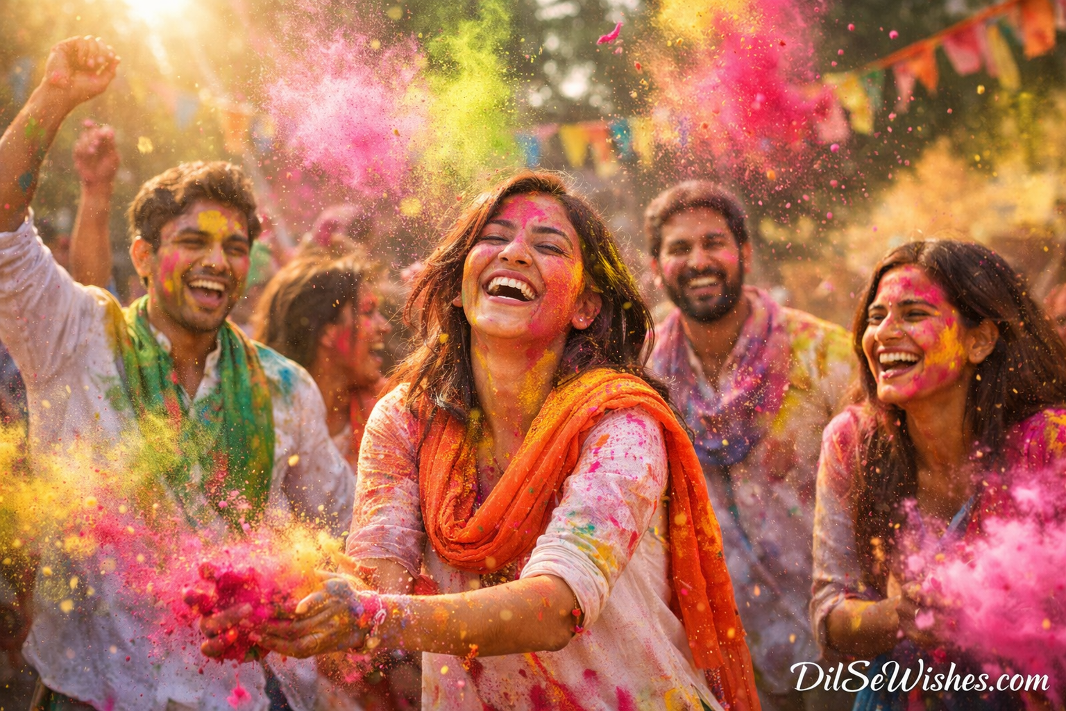 Happy Holi 2026 Wishes, Quotes, Status & Messages in Hindi