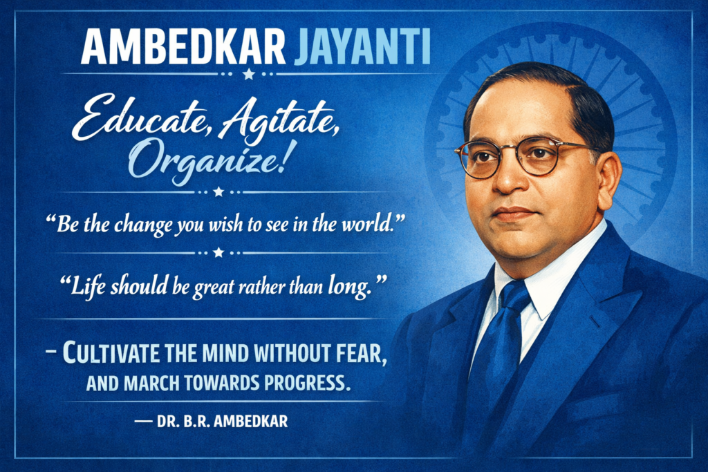 Inspirational Quotes & Message on Ambedkar Jayanti 2 Ambedkar Jayanti
