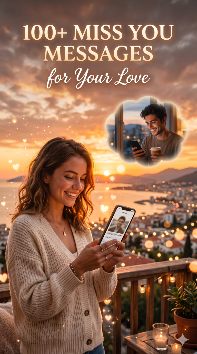 100+ Miss You Messages for Your Love