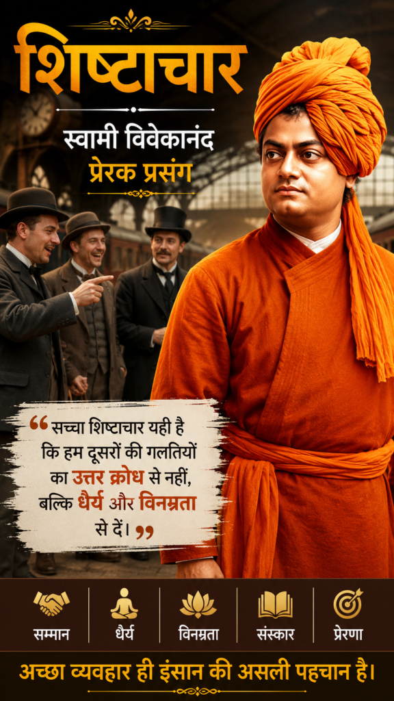 शिष्टाचार – स्वामी विवेकानंद प्रेरक प्रसंग 2 शिष्टाचार – स्वामी विवेकानंद प्रेरक प्रसंग