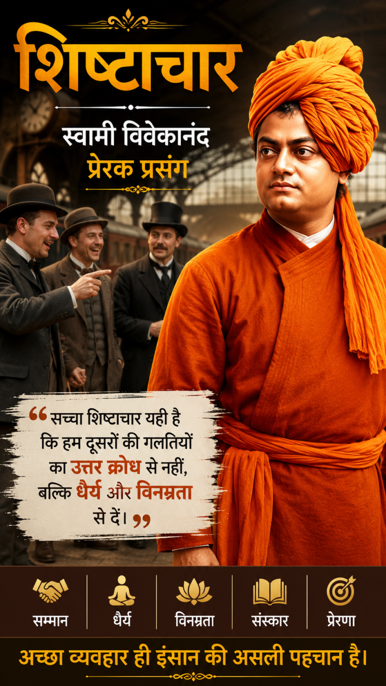 शिष्टाचार – स्वामी विवेकानंद प्रेरक प्रसंग