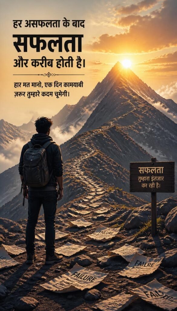 असफलता से सफलता तक की प्रेरणादायक कहानी 2 asafalta se safalta tak ki prernadayak kahani