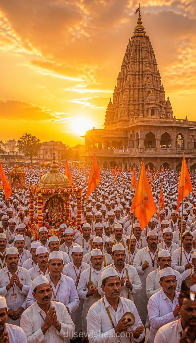Ashadi Ekadashi Celebrated with Devotion at Vitthal Temple