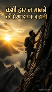कभी हार न मानने की प्रेरणादायक कहानी – संघर्ष, धैर्य और सफलता का प्रेरणादायक सफर