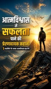 मेहनत और धैर्य से सफलता की प्रेरणादायक कहानी दर्शाता हुआ पर्वत पर चढ़ता हुआ युवा
