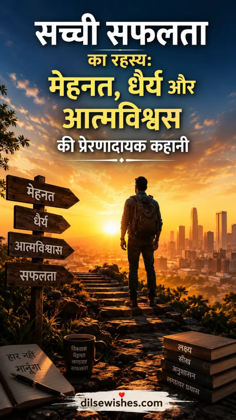सच्ची सफलता का रहस्य