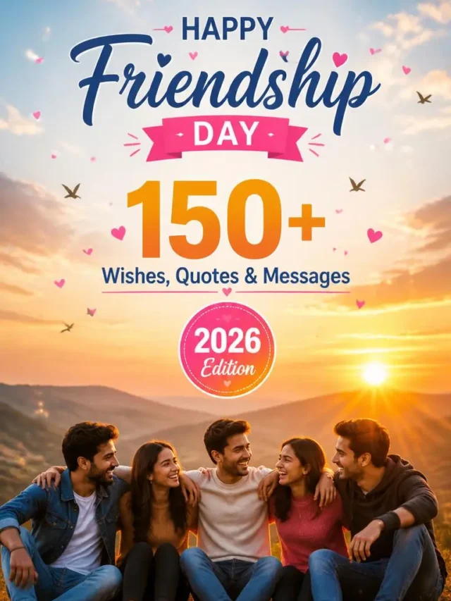 Happy Friendship Day Wishes 2026 ❤️