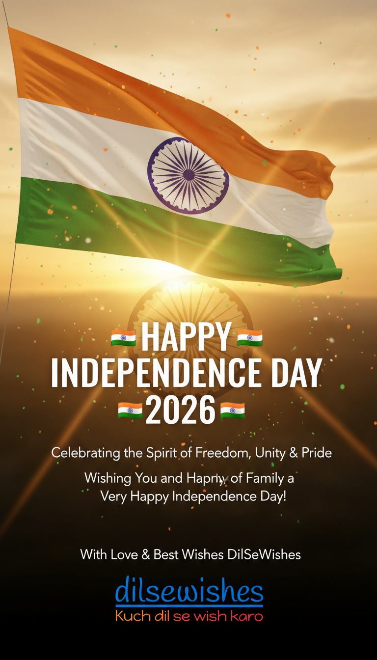 15 August Independence Day 2026