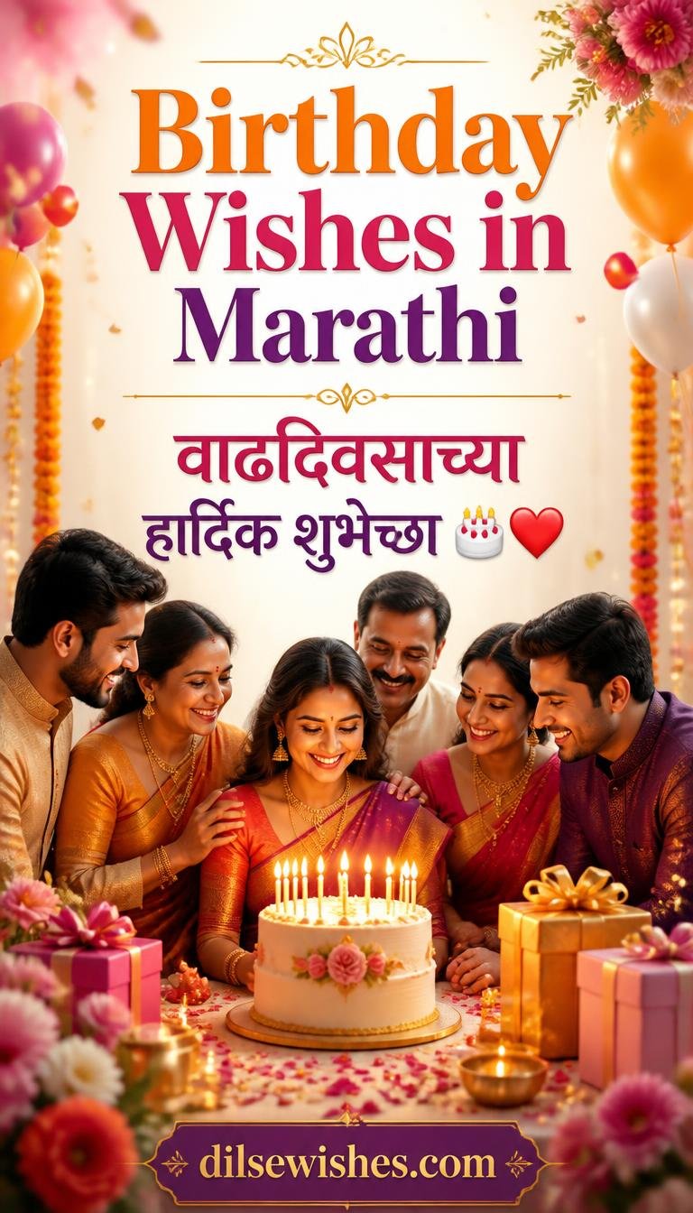 101+ Birthday Wishes in Marathi: वाढदिवसाच्या शुभेच्छा, संदेश आणि QuotesBirthday Wishes in Marathi