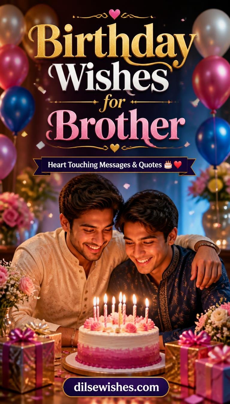 101+ Birthday Wishes for Brother: Best Birthday Messages & Quotes