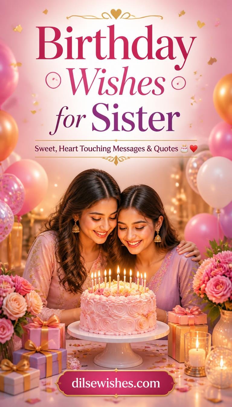 101+ Birthday Wishes for Sister: Sweet, Heart Touching Messages & Quotes