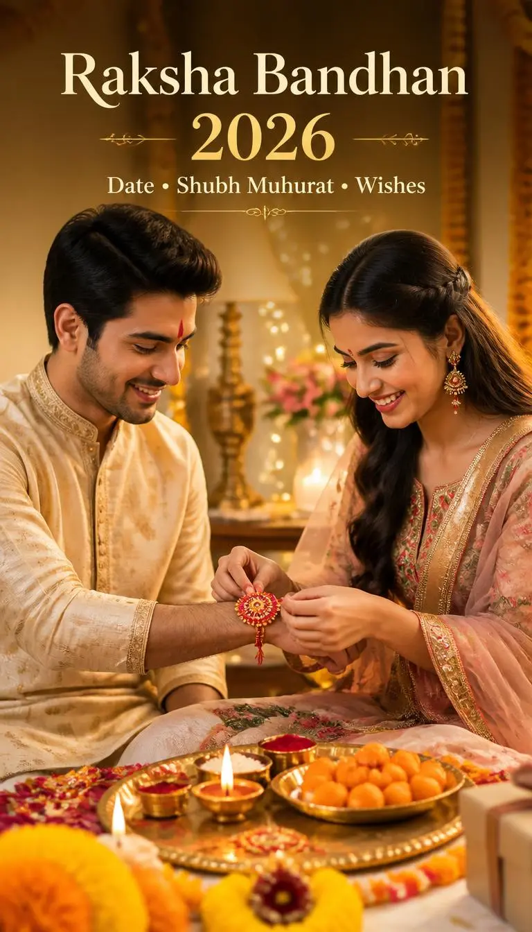 प्यारी बहन, तुम्हारी मुस्कान हमेशा बनी रहे और तुम्हारी हर इच्छा पूरी हो। Happy Raksha Bandhan!