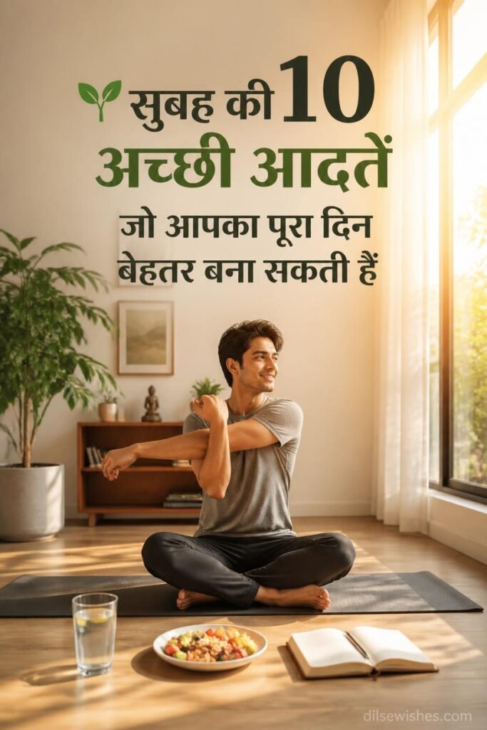 सुबह की 10 अच्छी आदतें | बेहतर दिन की Morning Routine