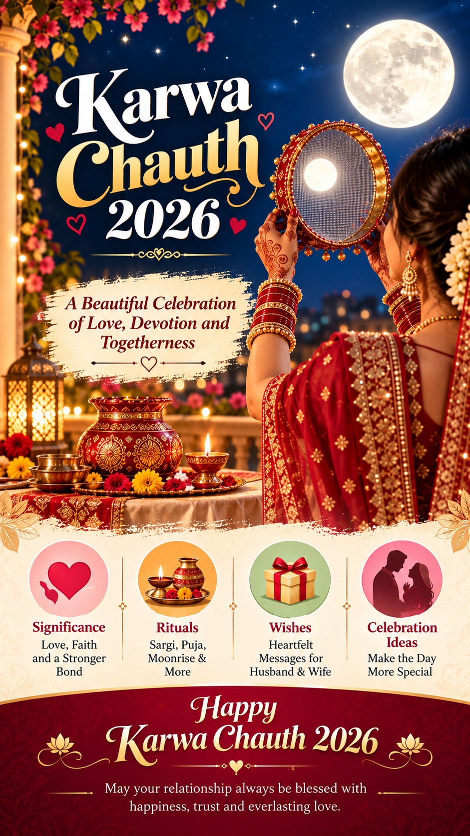 Karwa Chauth 2026 Moonlit Celebration 1