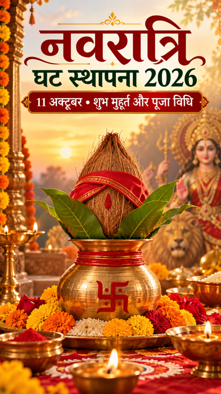Navratri 2026 Ghatasthapana Puja